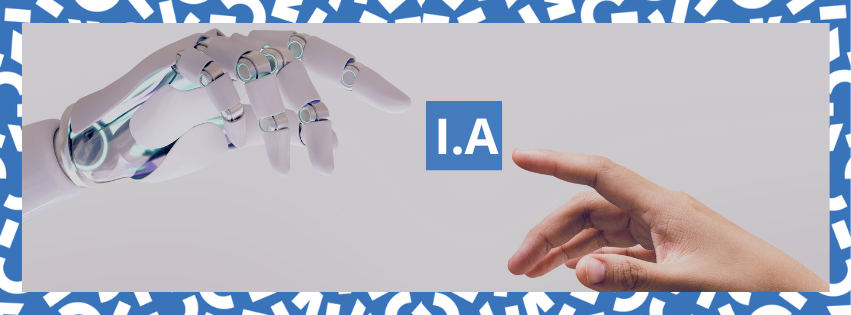 Image d'une main de robot touchant une main d'humain
